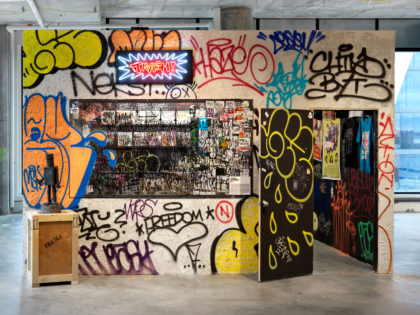 AMP – Beyond The Streets custom fabricated graffiti space